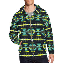 Load image into Gallery viewer, River Trail All Over Print Full Zip Hoodie for Men (Model H14) All Over Print Full Zip Hoodie for Men (H14) e-joyer 
