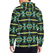 Load image into Gallery viewer, River Trail All Over Print Full Zip Hoodie for Men (Model H14) All Over Print Full Zip Hoodie for Men (H14) e-joyer 
