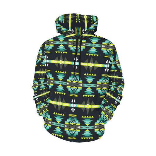 River Trail All Over Print Hoodie for Women (USA Size) (Model H13) All Over Print Hoodie for Women (H13) e-joyer 