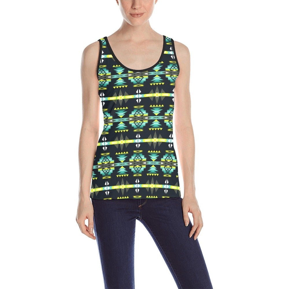 River Trail All Over Print Tank Top for Women (Model T43) All Over Print Tank Top for Women (T43) e-joyer 