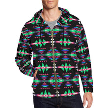 Load image into Gallery viewer, River Trail Journey All Over Print Full Zip Hoodie for Men (Model H14) All Over Print Full Zip Hoodie for Men (H14) e-joyer 
