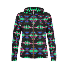 Load image into Gallery viewer, River Trail Journey All Over Print Full Zip Hoodie for Women (Model H14) All Over Print Full Zip Hoodie for Women (H14) e-joyer 
