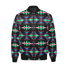 Load image into Gallery viewer, River Trail Journey All Over Print Quilted Bomber Jacket for Men (Model H33) All Over Print Quilted Jacket for Men (H33) e-joyer 
