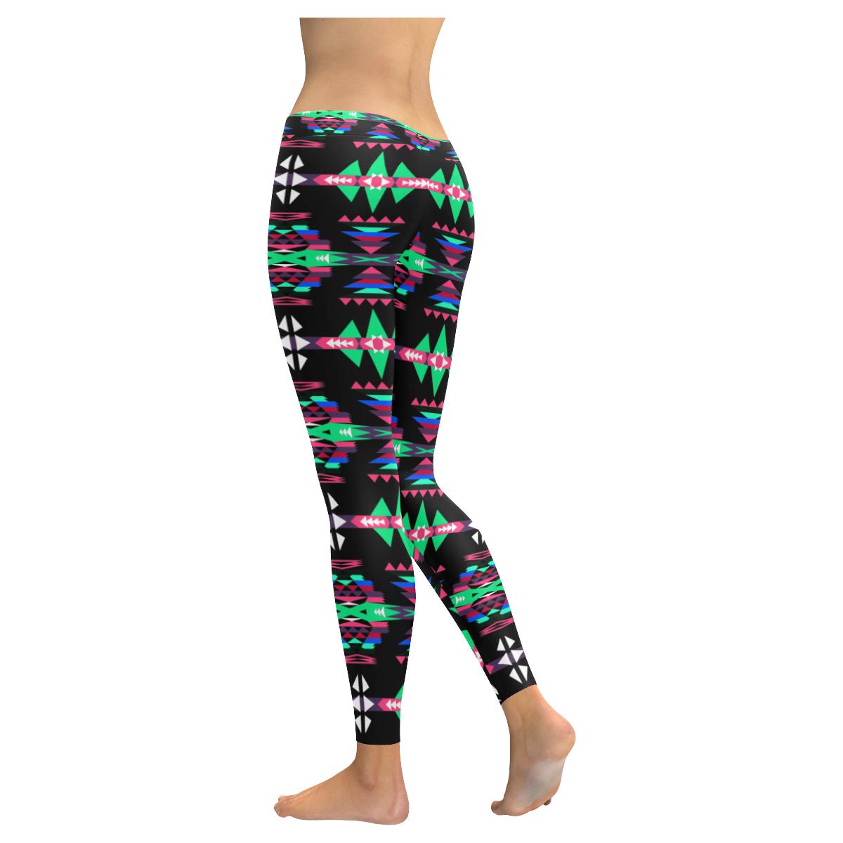 River Trail Journey Low Rise Leggings (Invisible Stitch) (Model L05) Low Rise Leggings (Invisible Stitch) (L05) e-joyer 