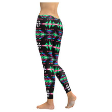 Load image into Gallery viewer, River Trail Journey Low Rise Leggings (Invisible Stitch) (Model L05) Low Rise Leggings (Invisible Stitch) (L05) e-joyer 
