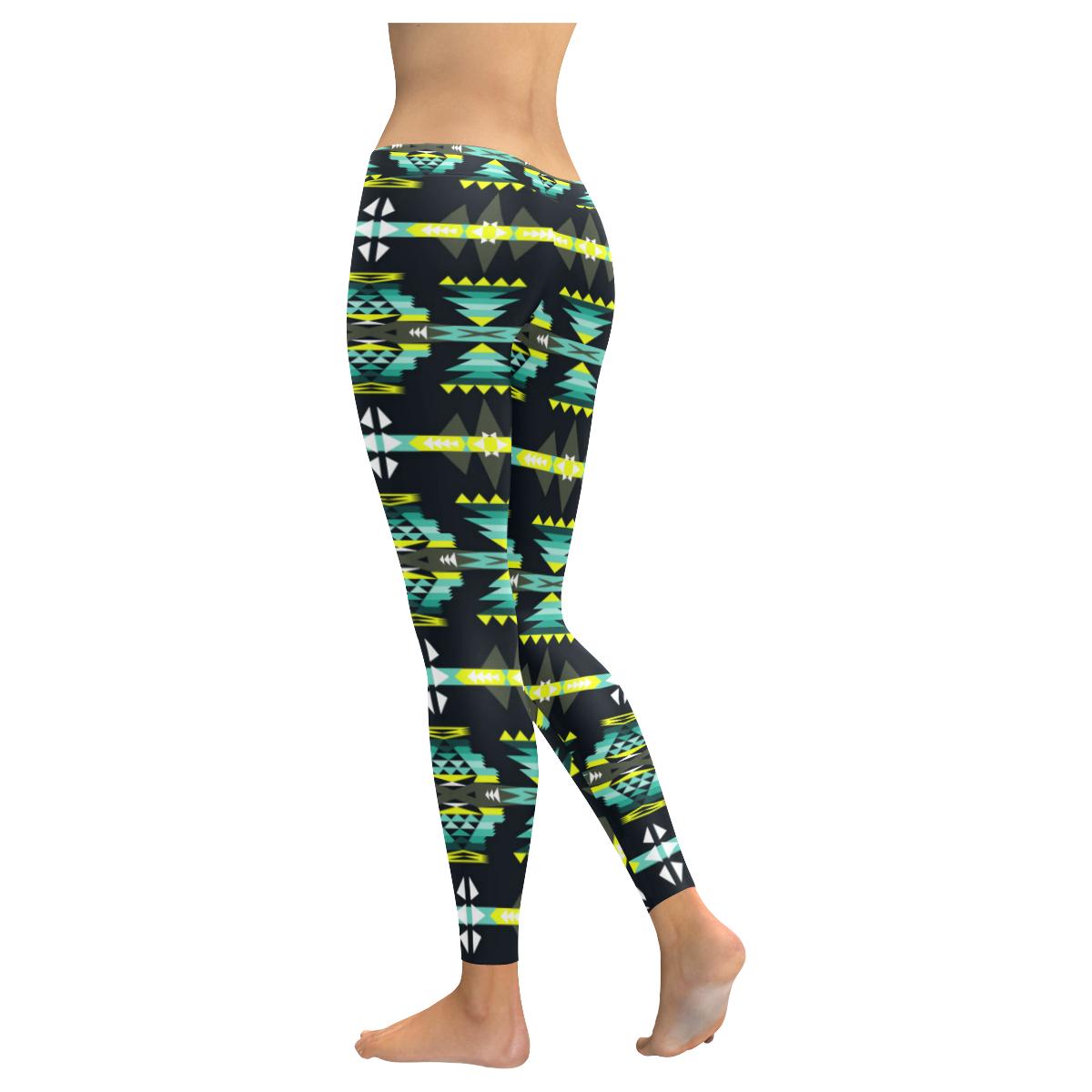 River Trail Low Rise Leggings (Invisible Stitch) (Model L05) Low Rise Leggings (Invisible Stitch) (L05) e-joyer 