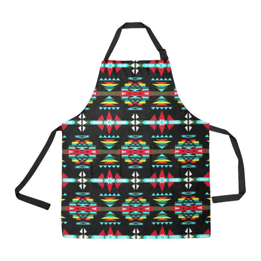 River Trail Sunset All Over Print Apron All Over Print Apron e-joyer 