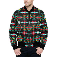 Load image into Gallery viewer, River Trail Sunset All Over Print Quilted Bomber Jacket for Men (Model H33) All Over Print Quilted Jacket for Men (H33) e-joyer 
