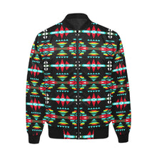 Load image into Gallery viewer, River Trail Sunset All Over Print Quilted Bomber Jacket for Men (Model H33) All Over Print Quilted Jacket for Men (H33) e-joyer 
