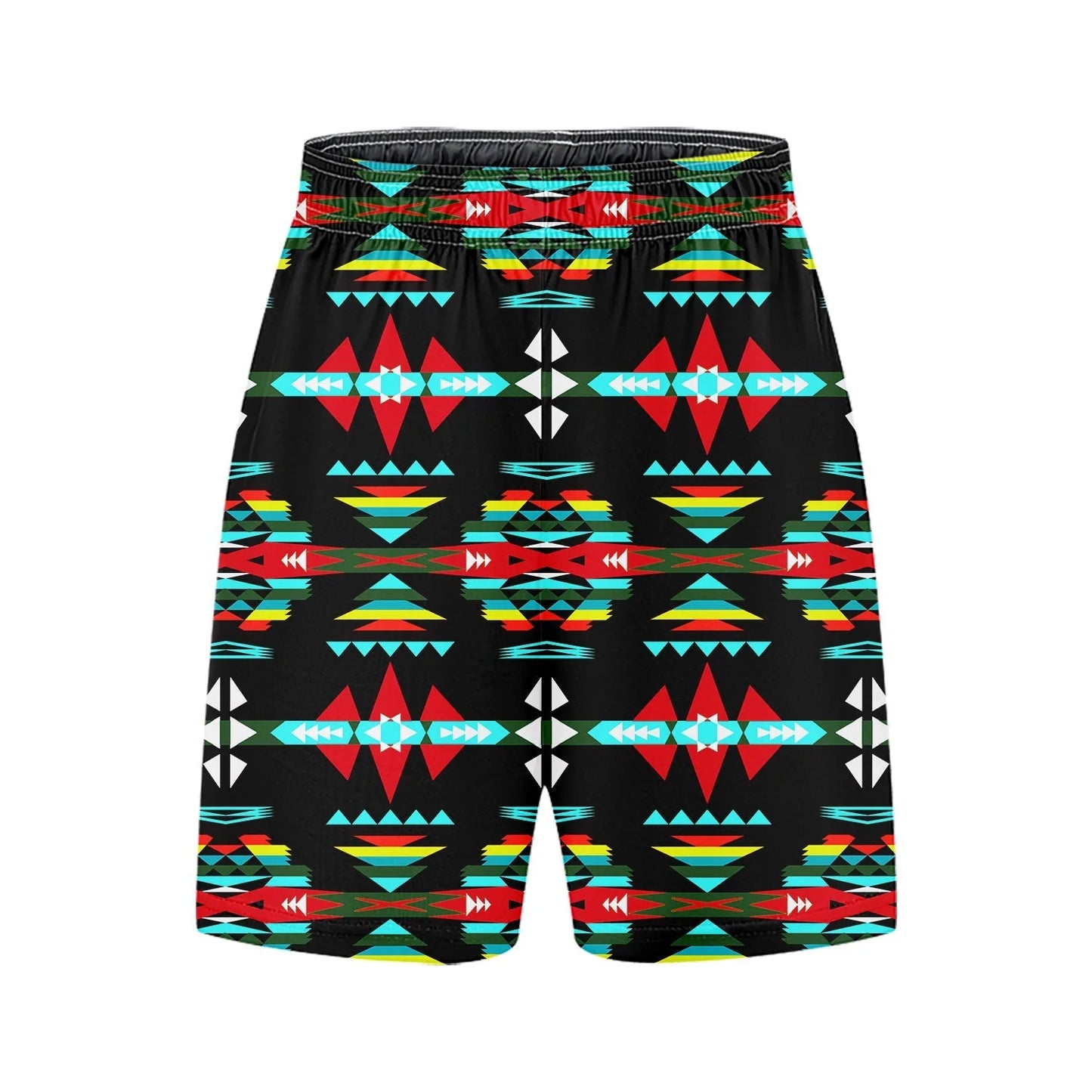 River Trail Sunset Basketball Shorts 49 Dzine 