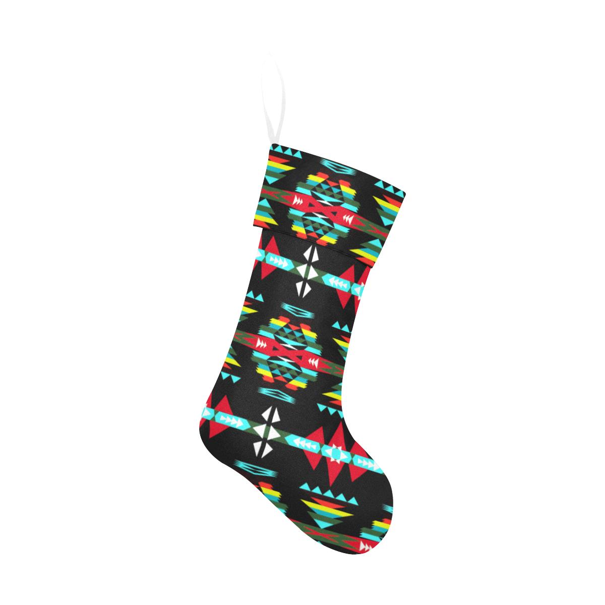 River Trail Sunset Christmas Stocking Christmas Stocking e-joyer 