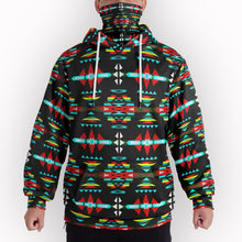 Load image into Gallery viewer, River Trail Sunset Hoodie with Face Cover 49 Dzine 
