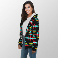 Load image into Gallery viewer, River Trail Sunset Sherpa Hoodie 49 Dzine 
