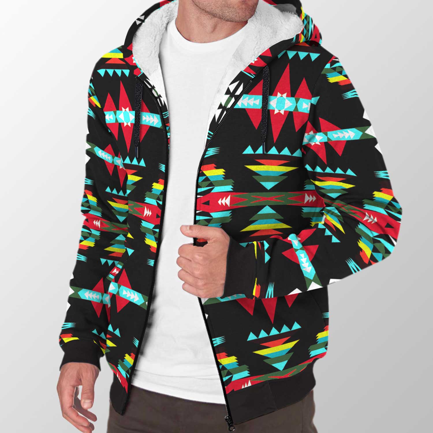 River Trail Sunset Sherpa Hoodie 49 Dzine 