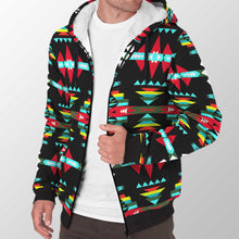 Load image into Gallery viewer, River Trail Sunset Sherpa Hoodie 49 Dzine 
