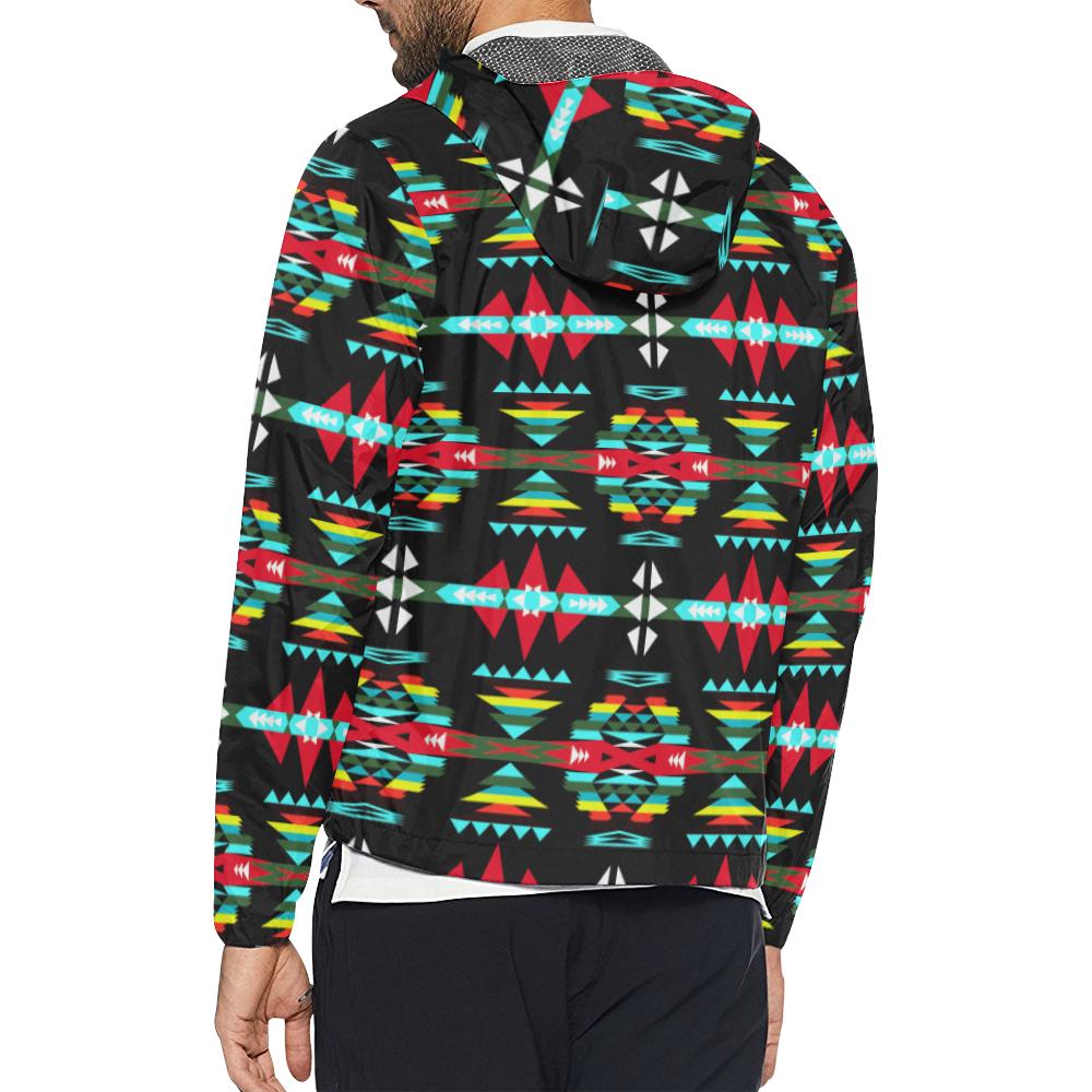 River Trail Sunset Unisex All Over Print Windbreaker (Model H23) All Over Print Windbreaker for Men (H23) e-joyer 