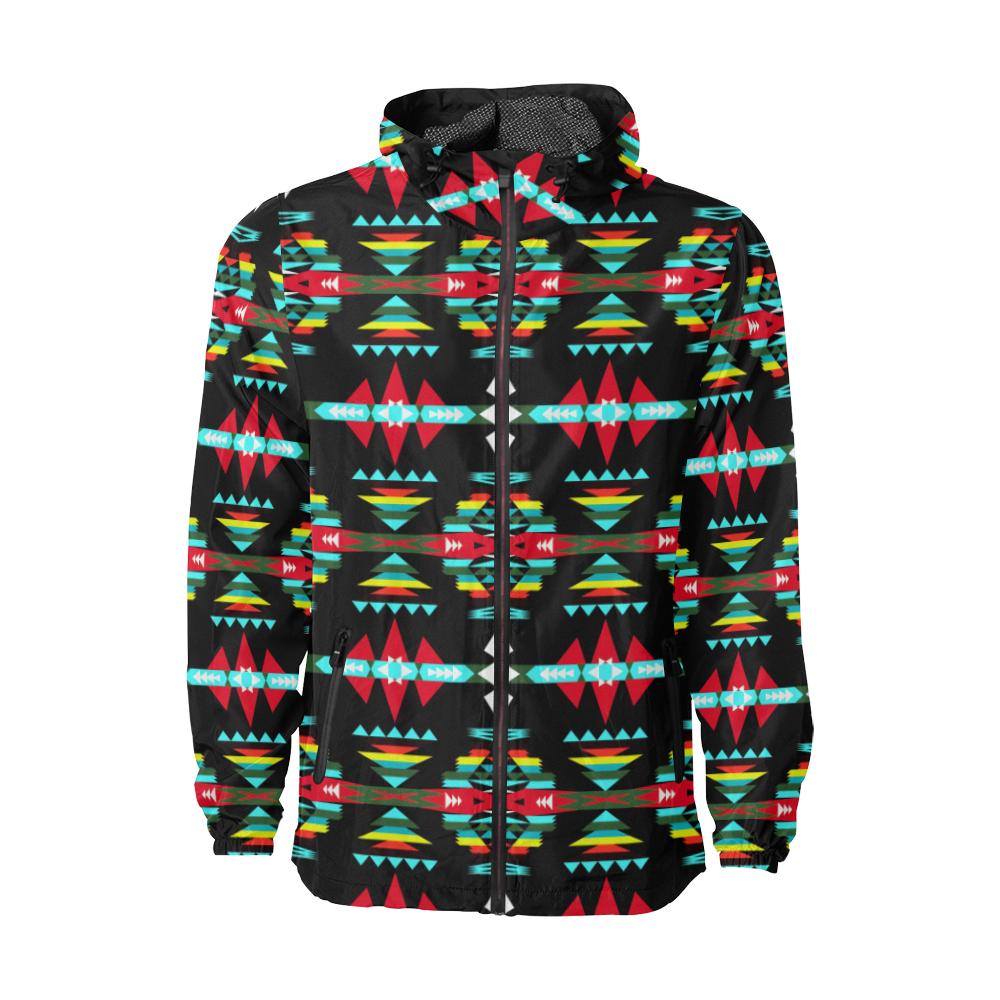 River Trail Sunset Unisex All Over Print Windbreaker (Model H23) All Over Print Windbreaker for Men (H23) e-joyer 