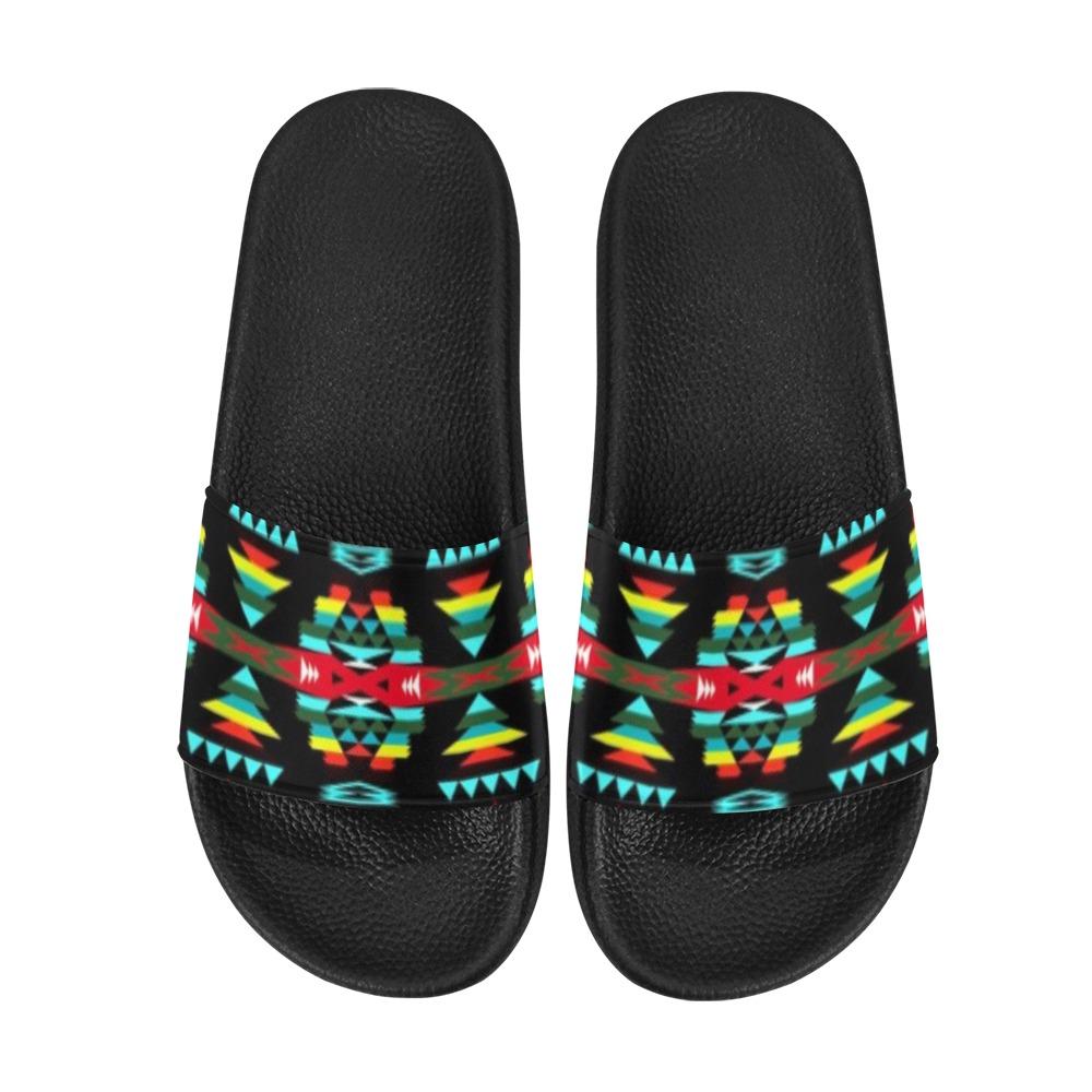 River Trail Sunset Women's Slide Sandals (Model 057) Women's Slide Sandals (057) e-joyer 