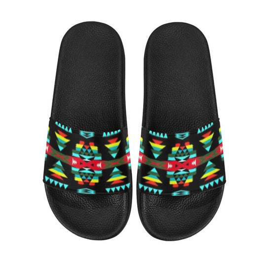 River Trail Sunset Women's Slide Sandals (Model 057) Women's Slide Sandals (057) e-joyer 