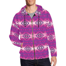 Load image into Gallery viewer, Royal Airspace All Over Print Full Zip Hoodie for Men (Model H14) hoodie e-joyer 
