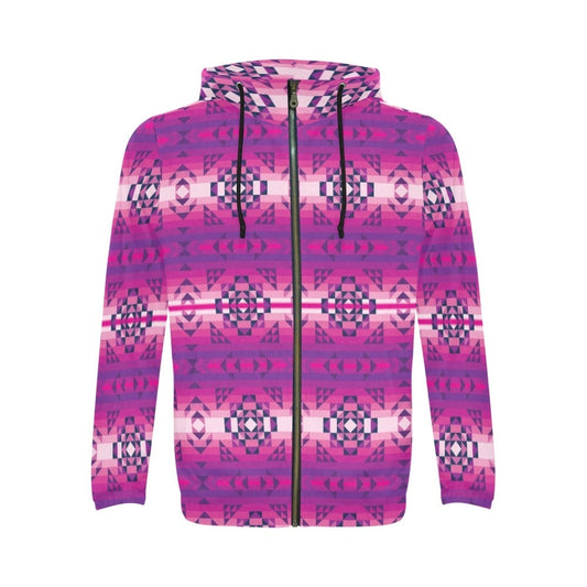 Royal Airspace All Over Print Full Zip Hoodie for Men (Model H14) hoodie e-joyer 