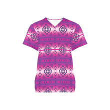 Load image into Gallery viewer, Royal Airspace All Over Print Scrub Top Scrub Top e-joyer 
