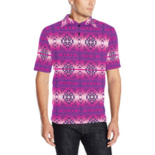 Load image into Gallery viewer, Royal Airspace Men&#39;s All Over Print Polo Shirt (Model T55) Men&#39;s Polo Shirt (Model T55) e-joyer 
