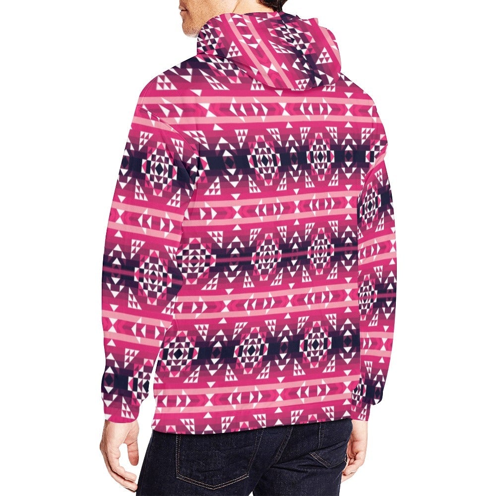 Royal Airspace Red All Over Print Hoodie for Men (USA Size) (Model H13) All Over Print Hoodie for Men (H13) e-joyer 