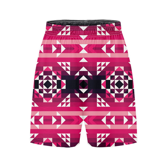 Royal Airspace Red Kid's Basketball Shorts 49 Dzine 