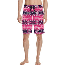 Load image into Gallery viewer, Royal Airspace Red Men&#39;s All Over Print Casual Shorts (Model L23) short e-joyer 
