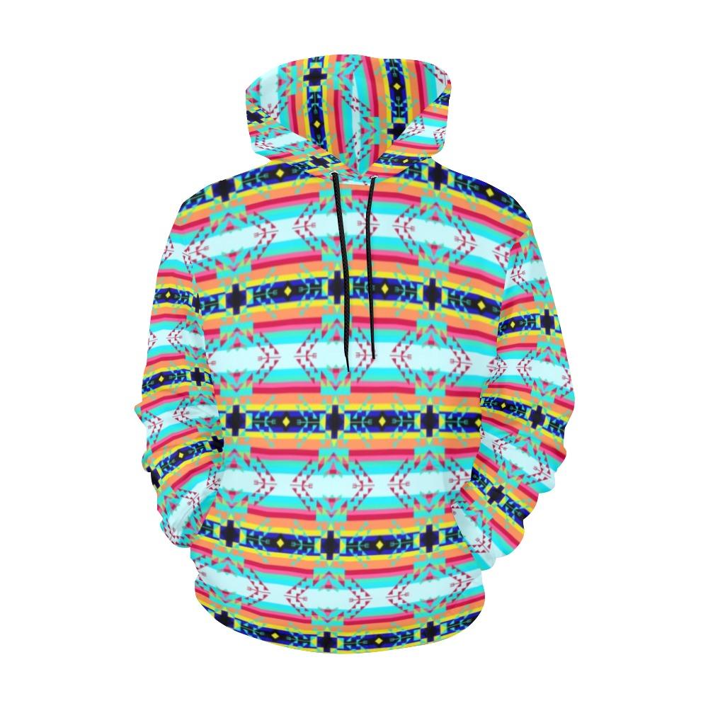 Sacred Spring All Over Print Hoodie for Women (USA Size) (Model H13) All Over Print Hoodie for Women (H13) e-joyer 