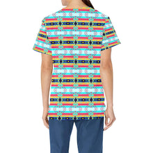 Load image into Gallery viewer, Sacred Spring All Over Print Scrub Top Scrub Top e-joyer 
