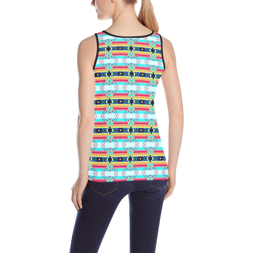 Sacred Spring All Over Print Tank Top for Women (Model T43) All Over Print Tank Top for Women (T43) e-joyer 