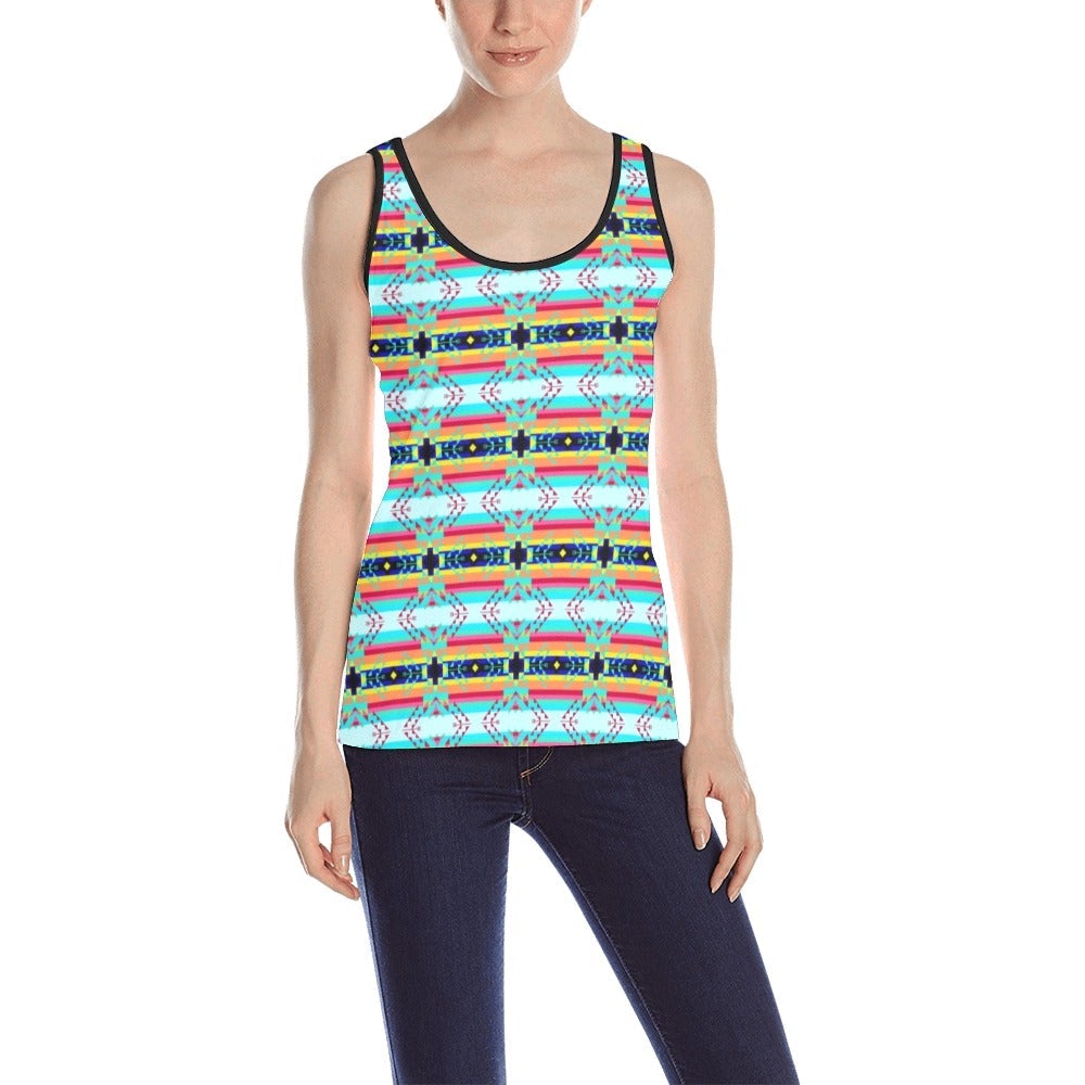 Sacred Spring All Over Print Tank Top for Women (Model T43) All Over Print Tank Top for Women (T43) e-joyer 