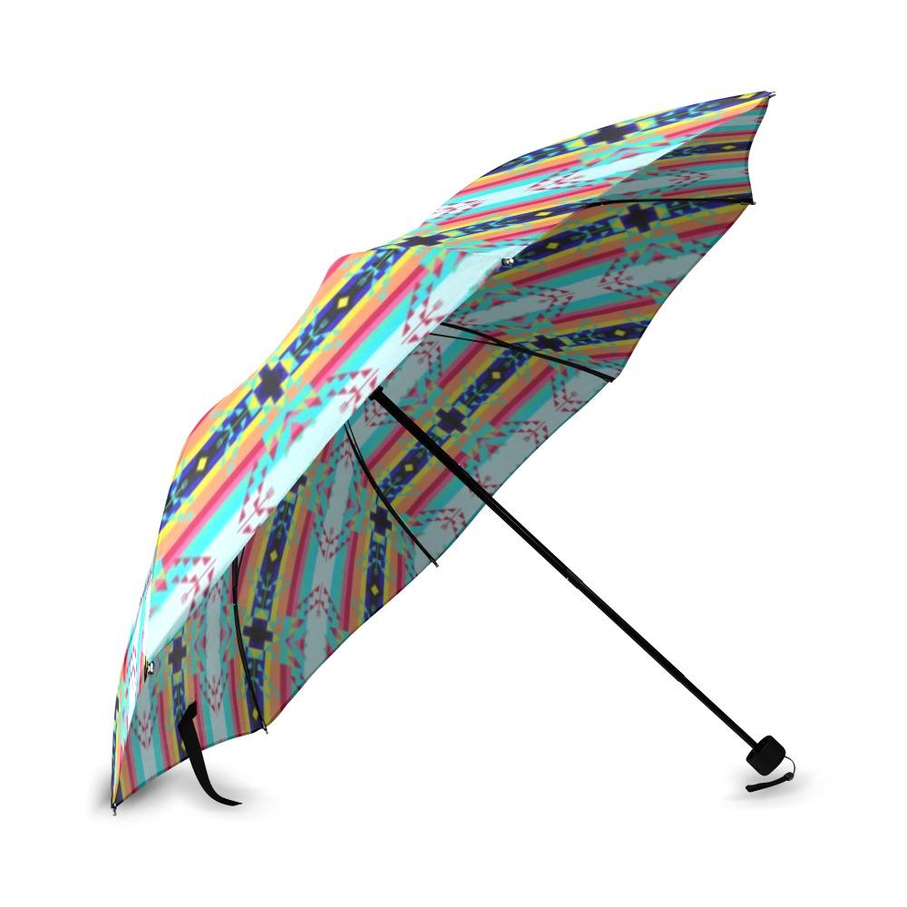 Sacred Spring Foldable Umbrella (Model U01) Foldable Umbrella e-joyer 