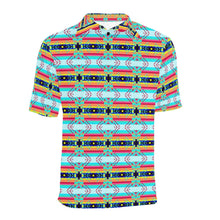 Load image into Gallery viewer, Sacred Spring Men&#39;s All Over Print Polo Shirt (Model T55) Men&#39;s Polo Shirt (Model T55) e-joyer 
