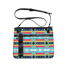 Load image into Gallery viewer, Sacred Spring Slim Clutch Bag (Model 1668) Slim Clutch Bags (1668) e-joyer 
