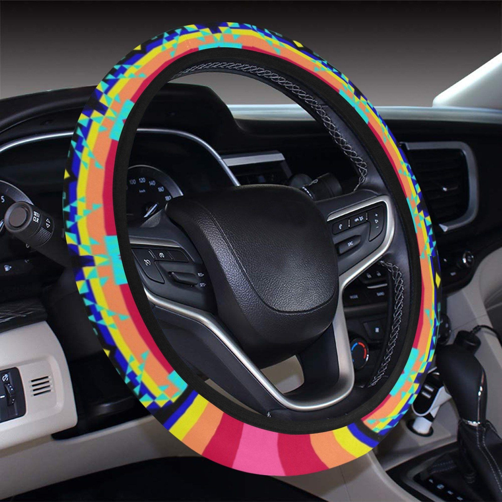 Sacred Spring Steering Wheel Cover with Elastic Edge Steering Wheel Cover with Elastic Edge e-joyer 