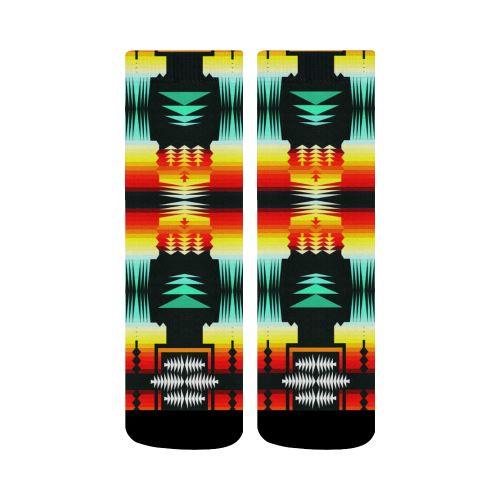 Sage Fire and Sky Crew Socks Crew Socks e-joyer 