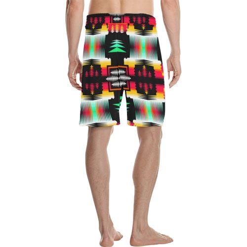 Sage Fire and Sky Men's All Over Print Casual Shorts (Model L23) Men's Casual Shorts (L23) e-joyer 