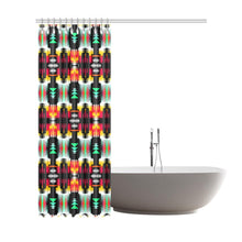 Load image into Gallery viewer, Sage Fire and Sky Shower Curtain 72&quot;x84&quot; Shower Curtain 72&quot;x84&quot; e-joyer 
