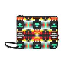 Load image into Gallery viewer, Sage Fire and Sky Slim Clutch Bag (Model 1668) Slim Clutch Bags (1668) e-joyer 
