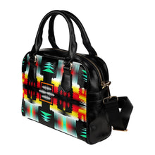 Load image into Gallery viewer, Sage Fire and Turquoise Shoulder Handbag (Model 1634) Shoulder Handbags (1634) e-joyer 
