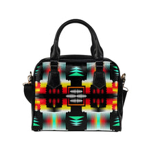 Load image into Gallery viewer, Sage Fire and Turquoise Shoulder Handbag (Model 1634) Shoulder Handbags (1634) e-joyer 
