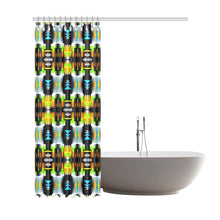 Load image into Gallery viewer, Sage Fire Autumn Shower Curtain 72&quot;x84&quot; Shower Curtain 72&quot;x84&quot; e-joyer 
