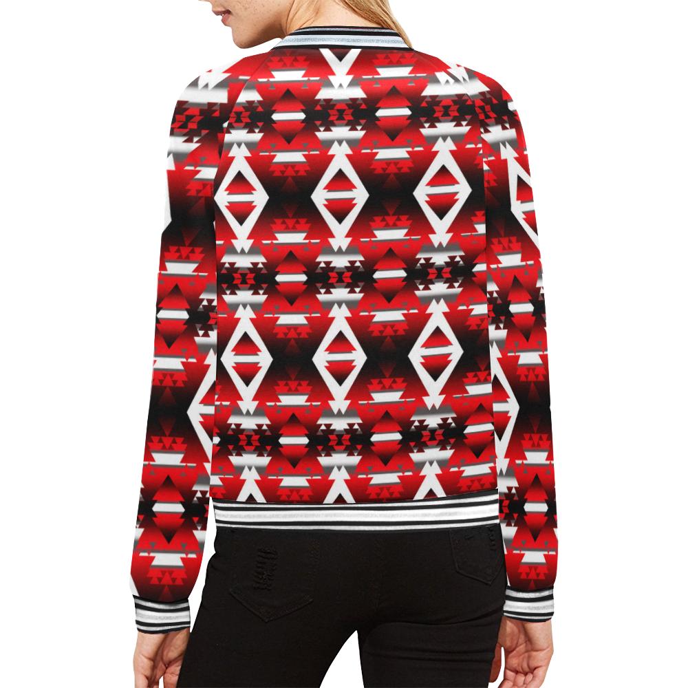 Sierra Winter Camp All Over Print Bomber Jacket for Women (Model H21) All Over Print Bomber Jacket for Women (H21) e-joyer 