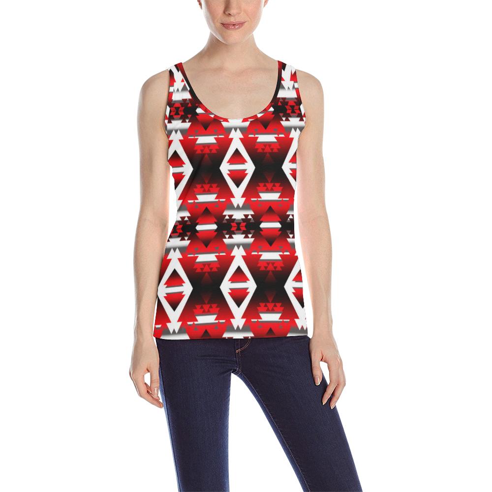 Sierra Winter Camp All Over Print Tank Top for Women (Model T43) All Over Print Tank Top for Women (T43) e-joyer 