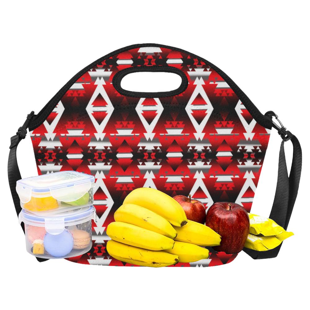 Sierra Winter Camp Large Insulated Neoprene Lunch Bag That Replaces Your Purse (Model 1669) Neoprene Lunch Bag/Large (1669) e-joyer 