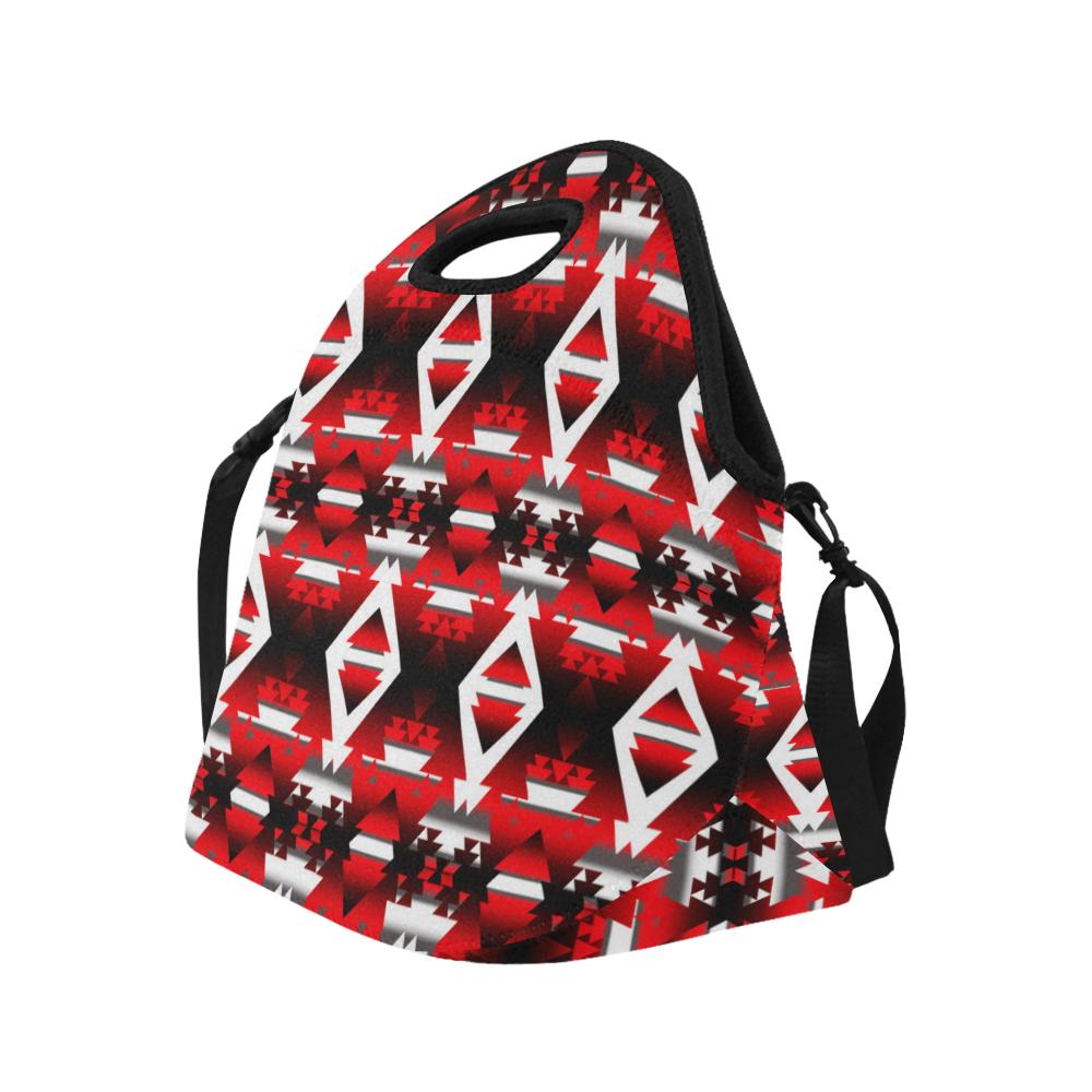 Sierra Winter Camp Large Insulated Neoprene Lunch Bag That Replaces Your Purse (Model 1669) Neoprene Lunch Bag/Large (1669) e-joyer 