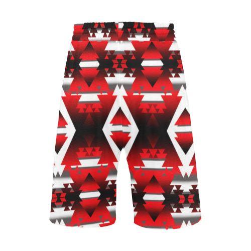 Sierra Winter Camp Men's All Over Print Casual Shorts (Model L23) Men's Casual Shorts (L23) e-joyer 